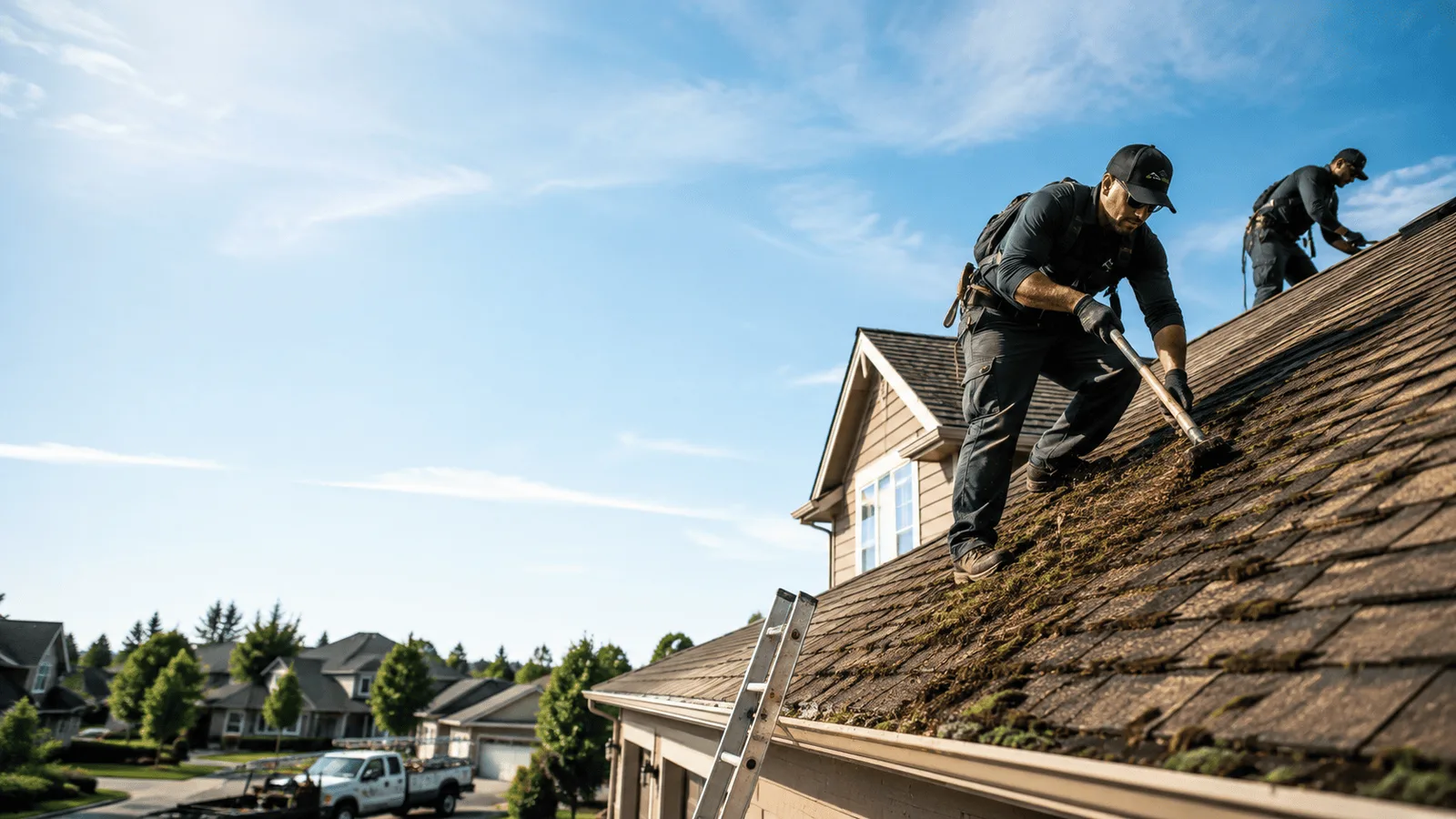 Roof Moss Removal in Marshall, VA near me